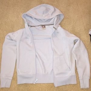 Baby blue nike jacket